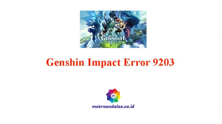 Genshin Impact Error 9203