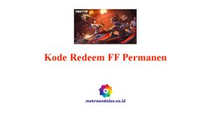 Kode Redeem FF Permanen