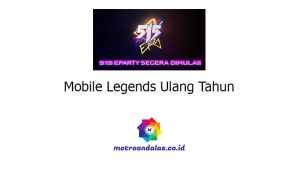 Tanggal Berapa Mobile Legends Ulang Tahun