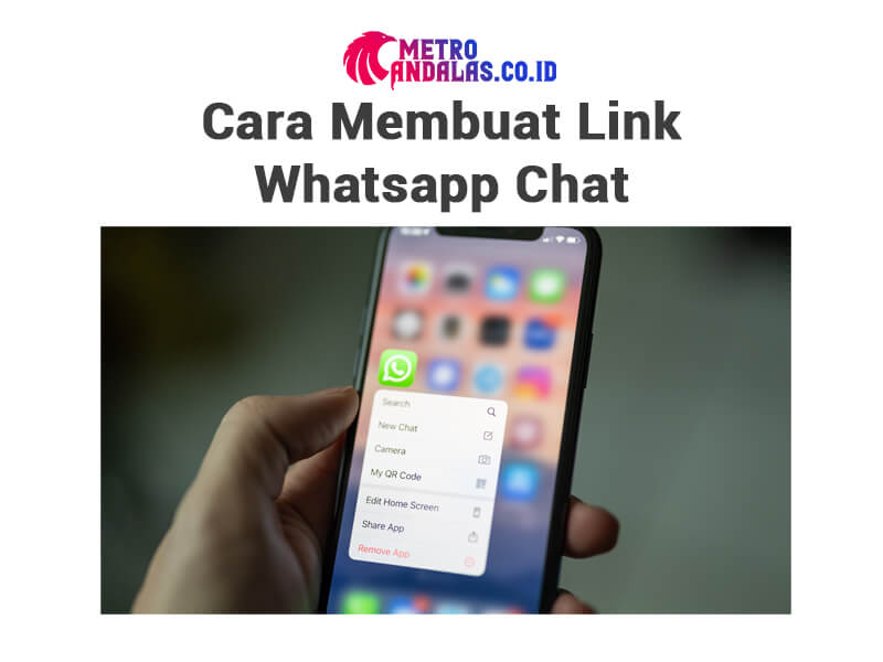 cara membuat link Whatsapp agar terhubung dengan chatting cepat