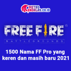 1000 Nama FF Pro yang keren dan masih baru 2021