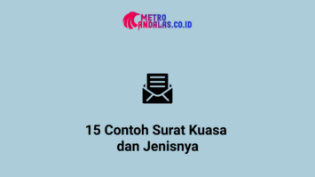 15 Contoh Surat Kuasa Dan Jenis-Jenisnya 2021 - Metroandalas.co.id