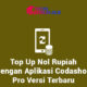 Top Up Nol Rupiah dengan Aplikasi Codashop Pro