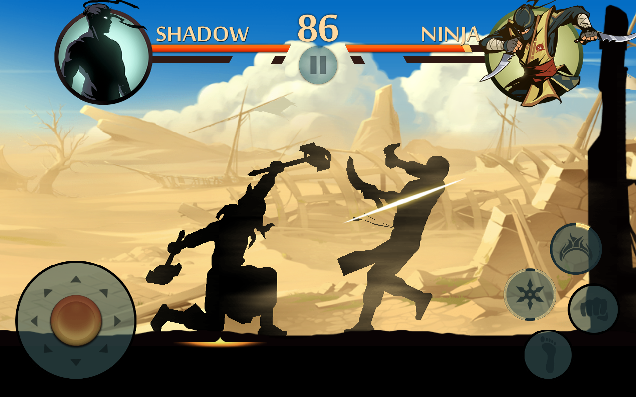 Game Android Bergenre Fighting Yang Paling Seru Dimainkan - Shadow Fight 2
