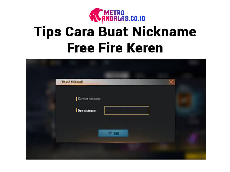 Cara Buat Nickname Free Fire Keren