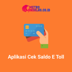 Aplikasi Cek Saldo E-Toll