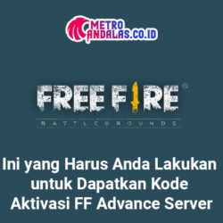 Kode Aktivasi FF Advance Server