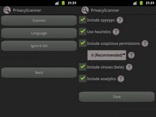 Privacy Scanner