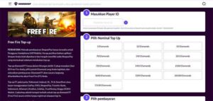 Cara Top Up Free Fire