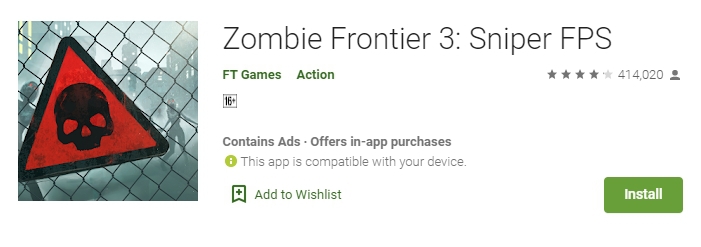 Game Zombie Android