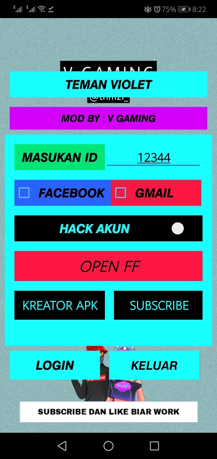 Begini Ternyata Hacker Dark VIP FF Mod Apk