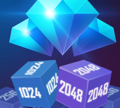 Pemenang cube 2048 FF diamond producer