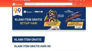 Promosi Shopee x Free Fire