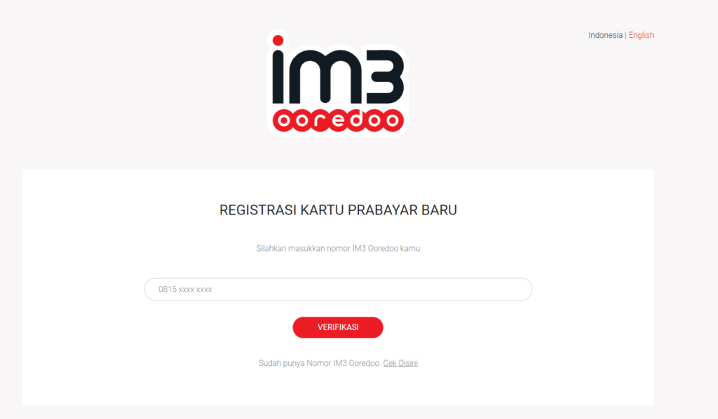 Cara Registrasi Indosat 2021