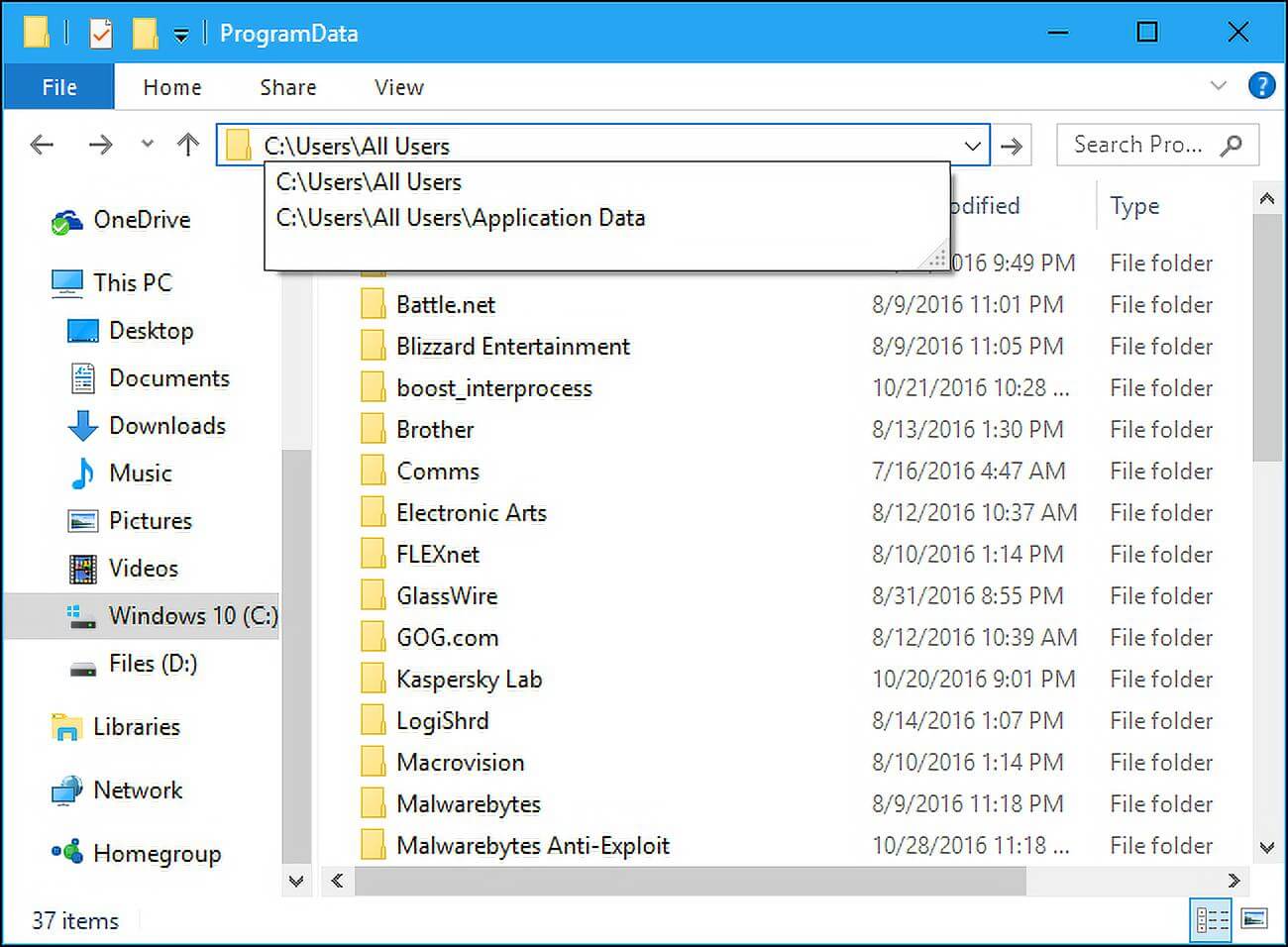 Programdata packages. Папка PROGRAMDATA В Windows 10. Системные папки в program files. Папки program files в Windows 10. Папка c:\users\Temp.