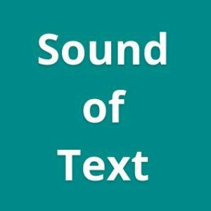Sound of Text