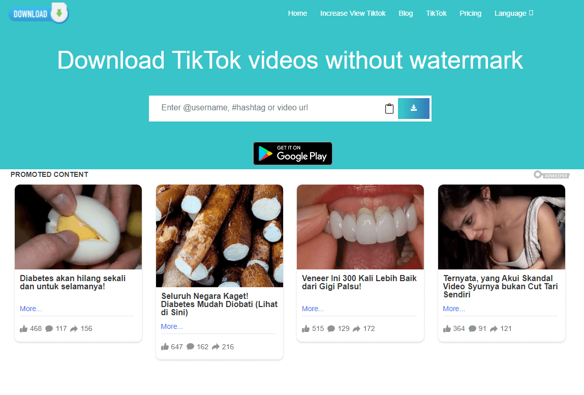 Rekomendasi TikTok Downloader - Metroandalas.co.id