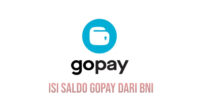 Isi saldo GoPay dari BNI, Top Up GoPay Lewat Bank BNI Mobile